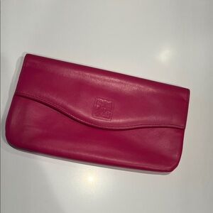 Leathers Anne Klein  Pink Clutch Wallet